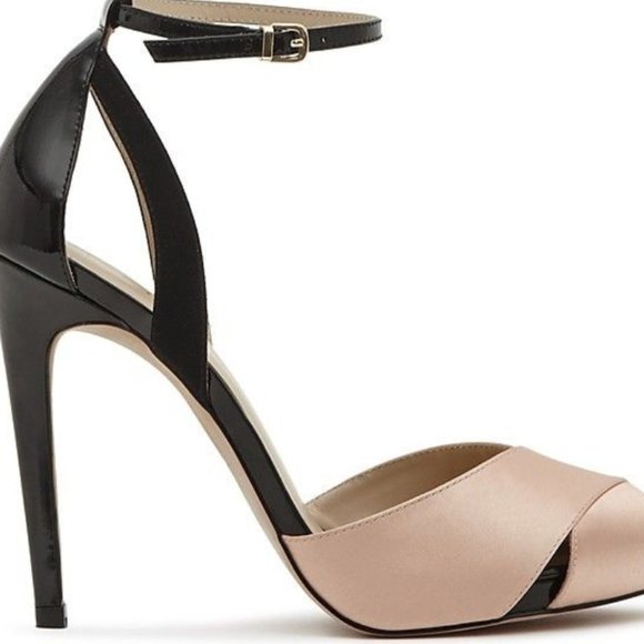 REISS Black Ankle Strap Sandals Cece - Picture 2 of 7